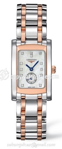 Longines DolceVita 20 Quartz Two Tone Pink L5.155.5.88.7 Longines DolceVita 20 Quartz Two Tone Pink L5.155.5.88.7