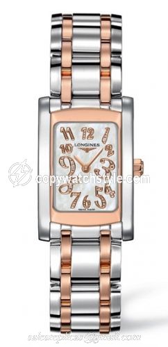 Longines DolceVita 20 Quartz Two Tone Pink L5.155.5.97.7 Longines DolceVita 20 Quartz Two Tone Pink L5.155.5.97.7