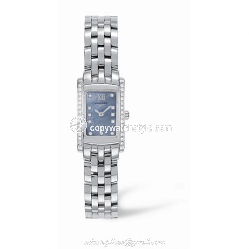 Longines DolceVita 16 Quartz Stainless Steel Diamond Blue L5.158.0.83.6 Longines DolceVita 16 Quartz Stainless Steel Diamond Blue L5.158.0.83.6