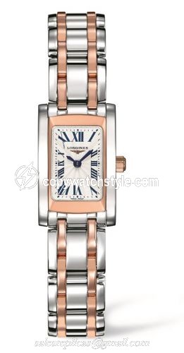 Longines DolceVita 16 Quartz Two Tone Pink L5.158.5.71.7 Longines DolceVita 16 Quartz Two Tone Pink L5.158.5.71.7