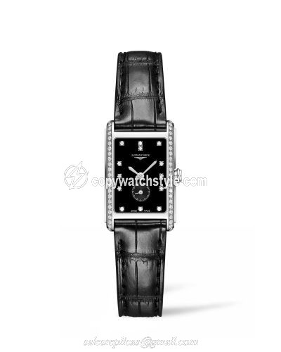 Longines DolceVita 20.5 Quartz Stainless Steel / Diamond / Black L5.255.0.57.0