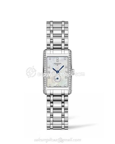 Longines DolceVita 20.5 Quartz Stainless Steel / Diamond / MOP / Bracelet L5.255.0.87.6