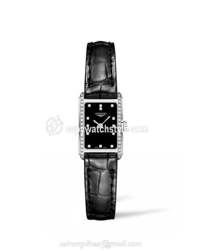 Longines DolceVita 17.4 Quartz Stainless Steel / Diamond / Black L5.258.0.57.0