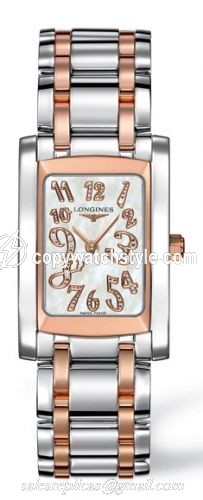 Longines DolceVita 22 Quartz Two Tone Pink L5.502.5.97.7 Longines DolceVita 22 Quartz Two Tone Pink L5.502.5.97.7