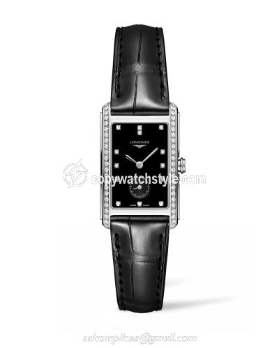 Longines DolceVita 23 Quartz Stainless Steel / Diamond / Black L5.512.0.57.0