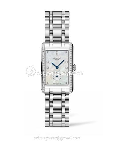 Longines DolceVita 23 Quartz Stainless Steel / Diamond / MOP / Bracelet L5.512.0.87.6 Longines DolceVita 23 Quartz Stainless Steel / Diamond / MOP / Bracelet L5.512.0.87.6
