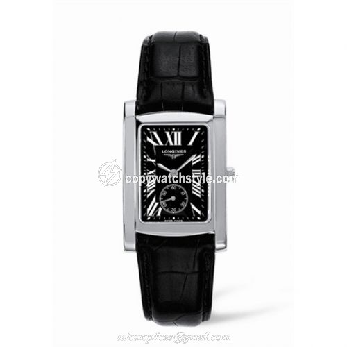 Longines DolceVita 26 Quartz Stainless Steel Black Roman L5.655.4.79.2