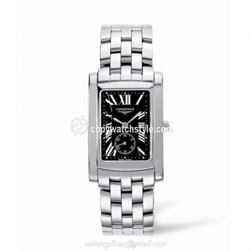 Longines DolceVita 26 Quartz Stainless Steel Black Roman L5.655.4.79.6 Longines DolceVita 26 Quartz Stainless Steel Black Roman L5.655.4.79.6