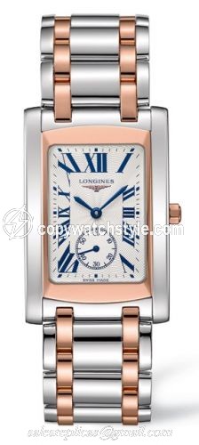 Longines DolceVita 22 Quartz Two Tone Pink L5.655.5.71.7