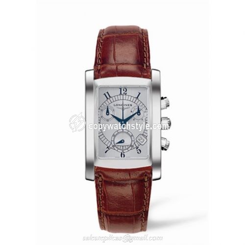 Longines DolceVita 28 Quartz Chronograph Stainless Steel Silver L5.656.4.73.4 Longines DolceVita 28 Quartz Chronograph Stainless Steel Silver L5.656.4.73.4