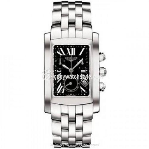 Longines DolceVita 28 Quartz Chronograph Stainless Steel L5.656.4.79.6 Longines DolceVita 28 Quartz Chronograph Stainless Steel L5.656.4.79.6