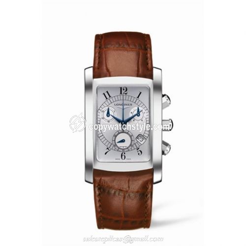 Longines DolceVita 30 Quartz Chronograph Stainless Steel Silver L5.680.4.73.4 Longines DolceVita 30 Quartz Chronograph Stainless Steel Silver L5.680.4.73.4
