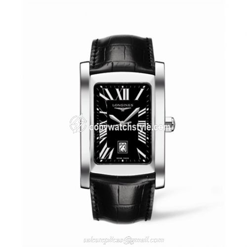 Longines DolceVita XL Stainless Steel Black Roman L5.686.4.79.3 Longines DolceVita XL Stainless Steel Black Roman L5.686.4.79.3