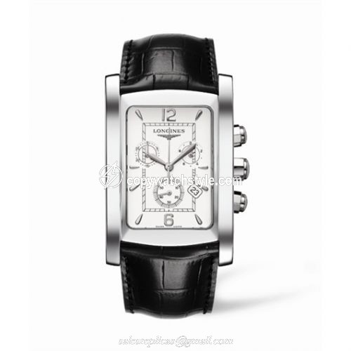 Longines DolceVita XL Chronograph Stainless Steel L5.687.4.16.3 Longines DolceVita XL Chronograph Stainless Steel L5.687.4.16.3