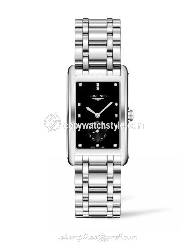 Longines DolceVita 25.8 Quartz Stainless Steel / Black / Bracelet L5.755.4.57.6