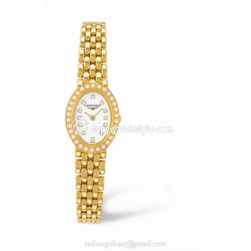 Longines Prestige Gold 15 Oval Diamond L6.110.7.27.6 Longines Prestige Gold 15 Oval Diamond L6.110.7.27.6