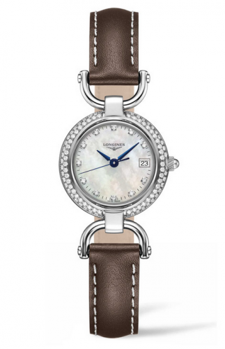 Longines Equestrian 26.5 Double Diamond / MOP L6.130.0.89.2 Longines Equestrian 26.5 Double Diamond / MOP L6.130.0.89.2