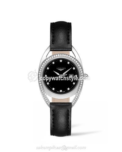 Longines Equestrian Horseshoe 30 Diamond / Black L6.137.0.57.0