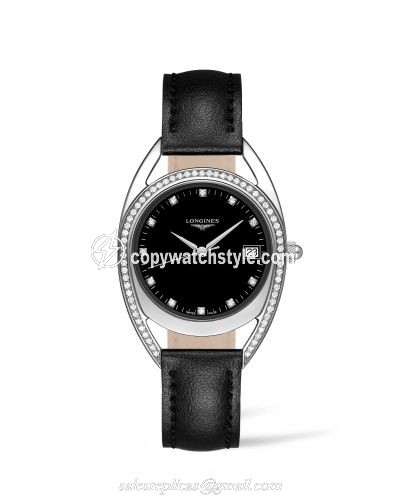 Longines Equestrian Horseshoe 34 Diamond / Black L6.138.0.57.0 Longines Equestrian Horseshoe 34 Diamond / Black L6.138.0.57.0