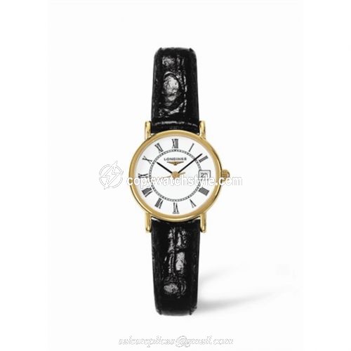 Longines Presence 23.5 Quartz Gold Roman L7.490.6.11.2 Longines Presence 23.5 Quartz Gold Roman L7.490.6.11.2