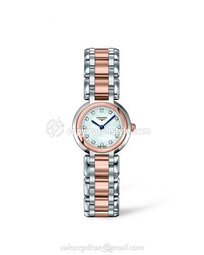 Longines PrimaLuna Quartz 23 Two Tone Pink MOP L8.109.5.87.6 Longines PrimaLuna Quartz 23 Two Tone Pink MOP L8.109.5.87.6