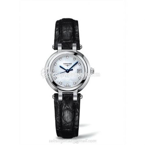 Longines PrimaLuna Quartz 26.5 Leather MOP L8.110.4.87.2