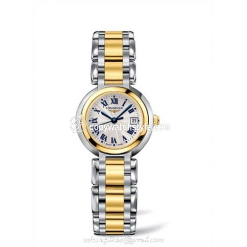 Longines PrimaLuna Quartz 26.5 Two Tone L8.110.5.91.6 Longines PrimaLuna Quartz 26.5 Two Tone L8.110.5.91.6