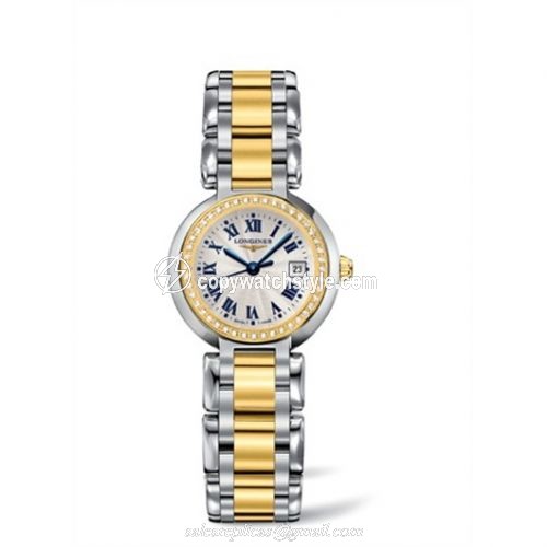 Longines PrimaLuna Quartz 26.5 Two Tone Diamond L8.110.5.95.6 Longines PrimaLuna Quartz 26.5 Two Tone Diamond L8.110.5.95.6
