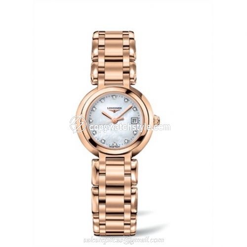Longines PrimaLuna Quartz 26.5 Pink Gold MOP L8.110.8.87.6