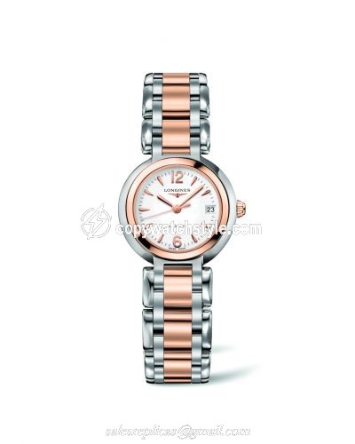 Longines PrimaLuna Automatic 26.5 Two Tone Pink Arabic L8.111.5.16.6 Longines PrimaLuna Automatic 26.5 Two Tone Pink Arabic L8.111.5.16.6