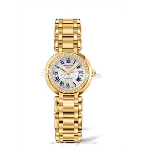 Longines PrimaLuna Automatic 26.5 Yellow Gold Diamond L8.111.7.78.6