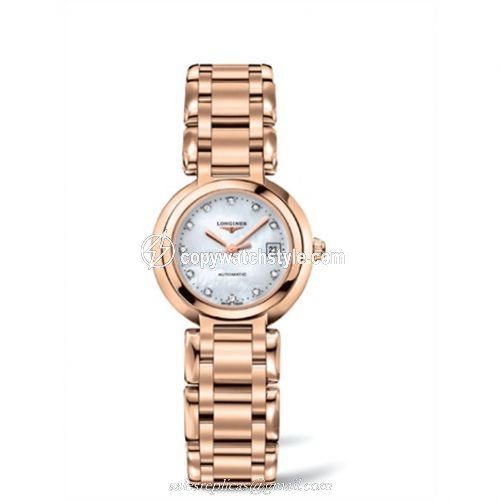 Longines PrimaLuna Automatic 26.5 Pink Gold MOP L8.111.8.87.6 Longines PrimaLuna Automatic 26.5 Pink Gold MOP L8.111.8.87.6