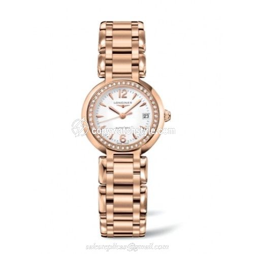 Longines PrimaLuna Automatic 26.5 Pink Gold Diamond Arabic L8.111.9.16.6 Longines PrimaLuna Automatic 26.5 Pink Gold Diamond Arabic L8.111.9.16.6