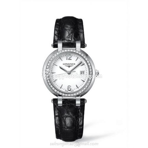 Longines PrimaLuna Quartz 30 Diamond Leather Arabic L8.112.0.16.2 Longines PrimaLuna Quartz 30 Diamond Leather Arabic L8.112.0.16.2