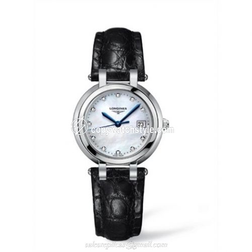 Longines PrimaLuna Quartz 30 MOP Leather L8.112.4.87.2