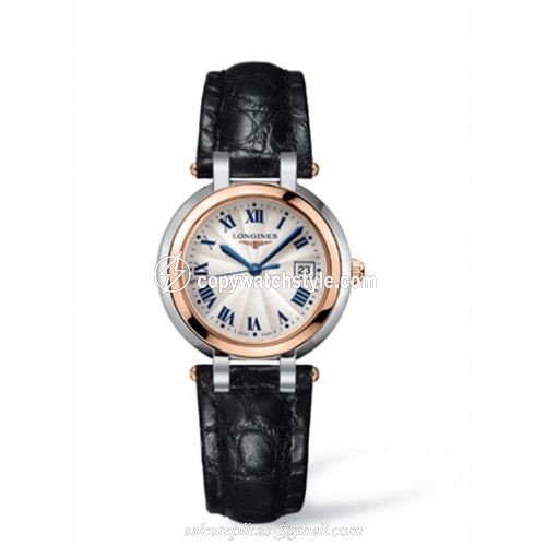 Longines PrimaLuna Quartz 30 Two Tone Pink L8.112.5.78.2