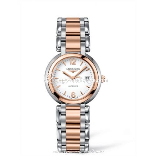 Longines PrimaLuna Automatic 30 Two Tone Pink Arabic L8.113.5.16.6 Longines PrimaLuna Automatic 30 Two Tone Pink Arabic L8.113.5.16.6