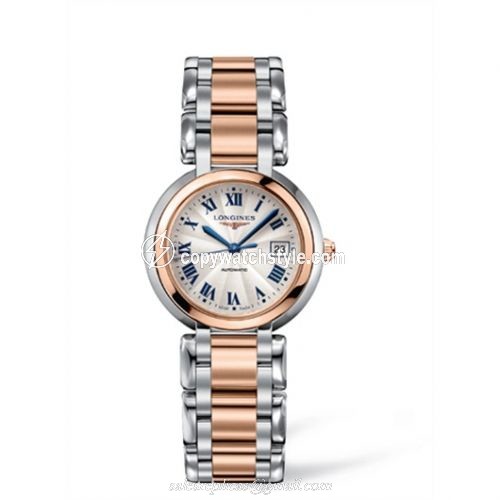 Longines PrimaLuna Automatic 30 Two Tone Pink L8.113.5.78.6 Longines PrimaLuna Automatic 30 Two Tone Pink L8.113.5.78.6