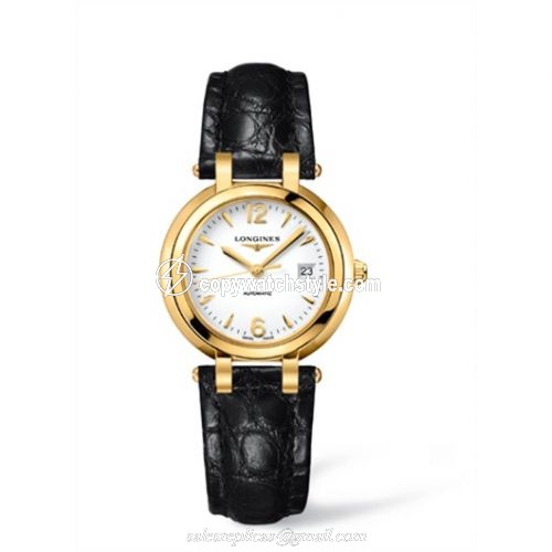 Longines PrimaLuna Automatic 30 Yellow Gold Strap Arabic L8.113.6.16.2