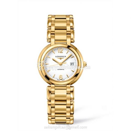 Longines PrimaLuna Automatic 30 Yellow Gold Arabic L8.113.6.16.6 Longines PrimaLuna Automatic 30 Yellow Gold Arabic L8.113.6.16.6