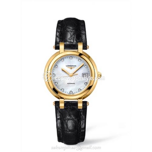 Longines PrimaLuna Automatic 30 Yellow Gold Strap MOP L8.113.6.87.2 Longines PrimaLuna Automatic 30 Yellow Gold Strap MOP L8.113.6.87.2