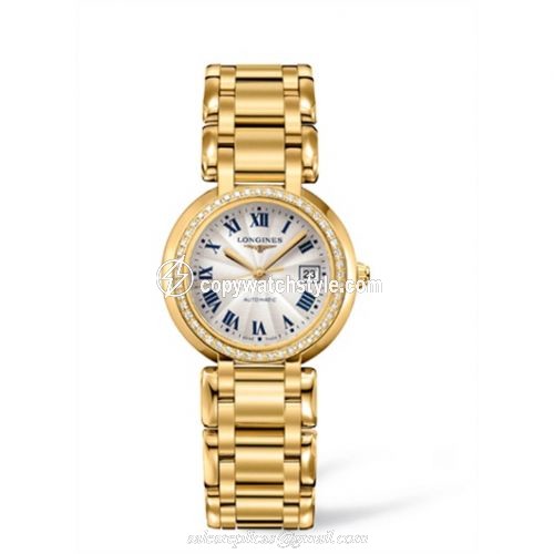 Longines PrimaLuna Automatic 30 Yellow Gold Diamond L8.113.7.78.6