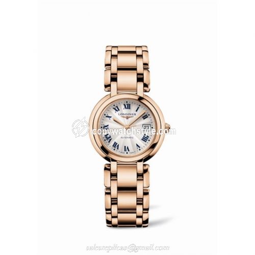 Longines PrimaLuna Automatic 30 Pink Gold L8.113.8.78.6 Longines PrimaLuna Automatic 30 Pink Gold L8.113.8.78.6