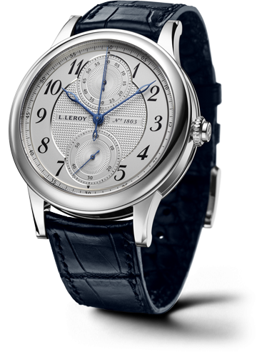Leroy Osmior Automatic Single Push-Piece Chronograph White Gold LL100/1