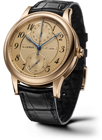Leroy Osmior Automatic Single Push-Piece Chronograph Champagne LL101/3 Leroy Osmior Automatic Single Push-Piece Chronograph Champagne LL101/3
