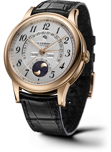 Leroy Osmior Retrograde Perpetual Date Pink LL103/1 Leroy Osmior Retrograde Perpetual Date Pink LL103/1