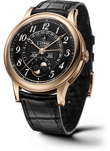 Leroy Osmior Retrograde Perpetual Date Black LL103/2 Leroy Osmior Retrograde Perpetual Date Black LL103/2