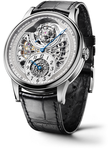 Leroy Tourbillon Regulateur Squelette Or Blanc LL107/1 Leroy Tourbillon Regulateur Squelette Or Blanc LL107/1
