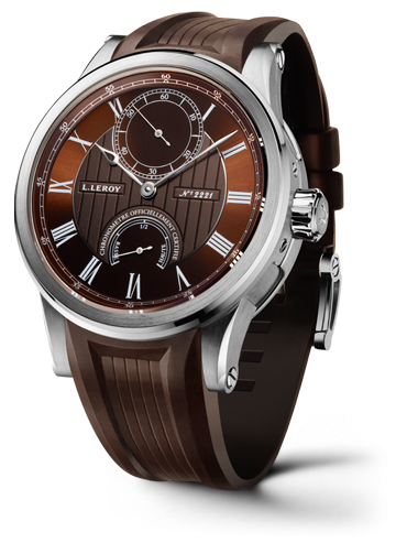 Leroy Automatic Deck Chronometer White Gold Brown LL200/4 Leroy Automatic Deck Chronometer White Gold Brown LL200/4