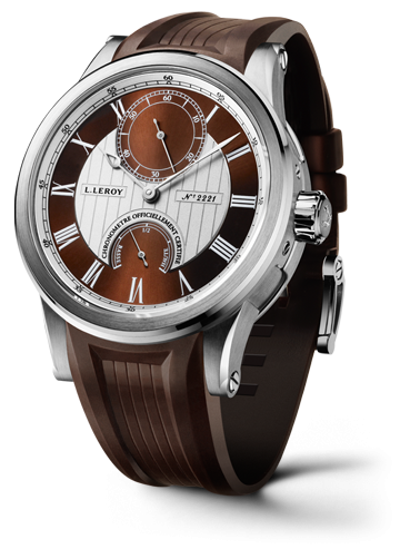 Leroy Automatic Deck Chronometer White Gold Brown-Silver LL200/5 Leroy Automatic Deck Chronometer White Gold Brown-Silver LL200/5